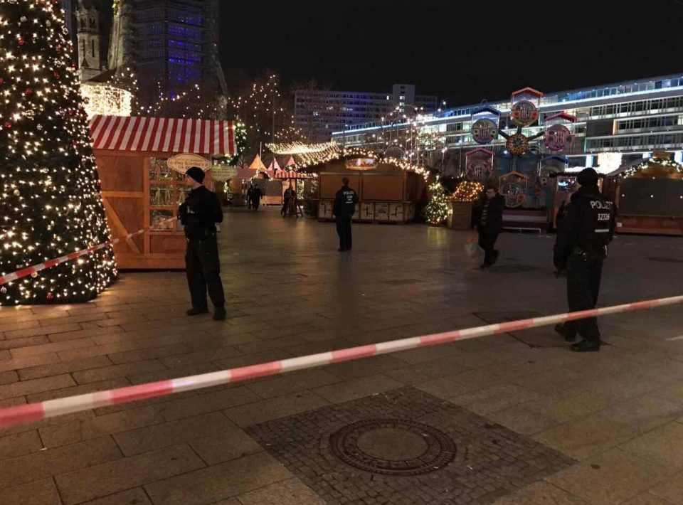  Berlin residents were asked to stay in their homes and not make their way to the square even if they had relatives who had been at the market