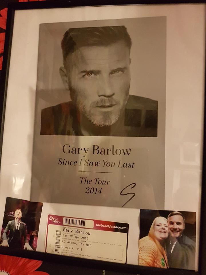  And she thanks it all to Gary Barlow