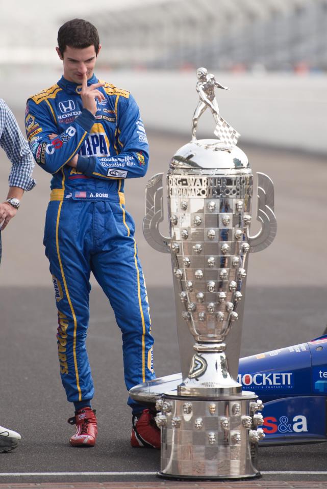  The Indy 500 trophy shows that bigger isn't always better.