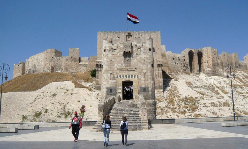  Aleppo's historic citadel, in the Old City of Aleppo, Syria before it was damaged on August 9, 2010