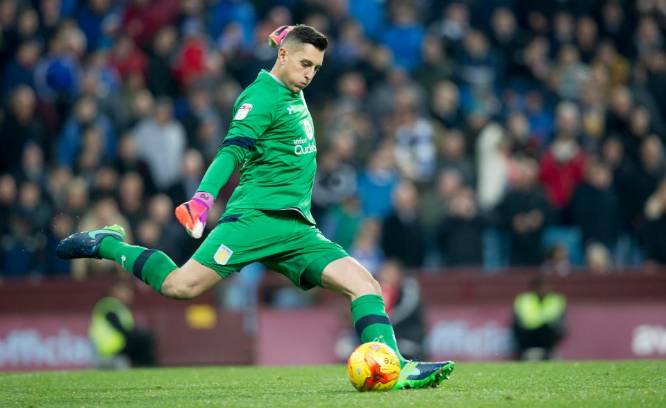  Pierluigi Gollini has failed to impress the new Villa Park boss