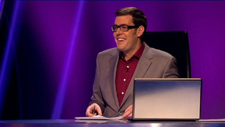  The laptop used by show expert Richard Osman doesn't even switch on