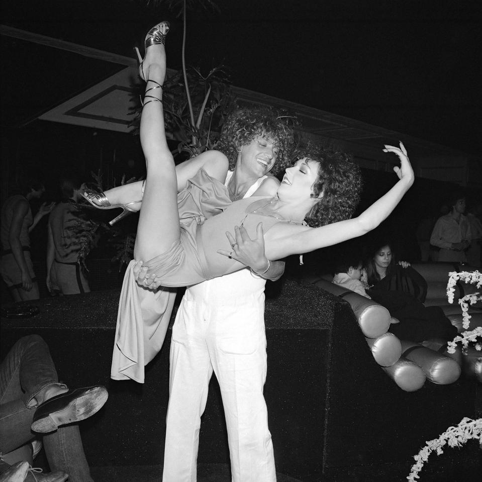  The Studio 54 disco scene saw outrageous outfits and frisky dancing