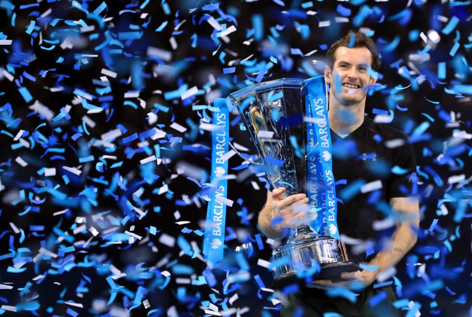 Murray secured the world No 1 ranking later in the year, and won BBC's Sports Personality of the Year award again