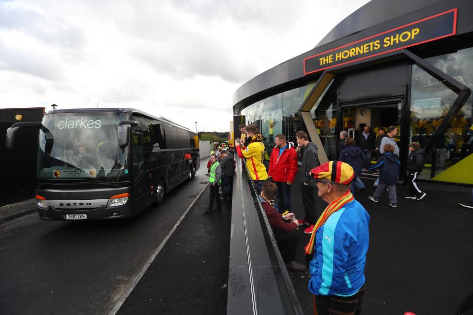 Coaches up and down the land will take fans to games over the festive period