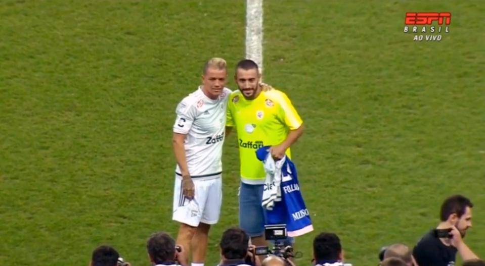 Andrés D'Alessandro organised a friendly match for his friend Alan Ruschel