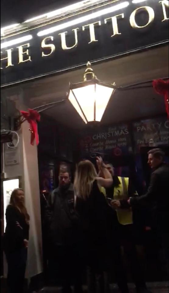 Kierston Wareing had a boozy meltdown outside The Sutton Arms in Hornchurch, Essex