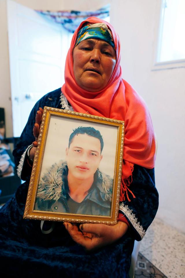  Amri's mother, Nour Al Houda, today showed a picture of her son before he left for Italy as a teenager