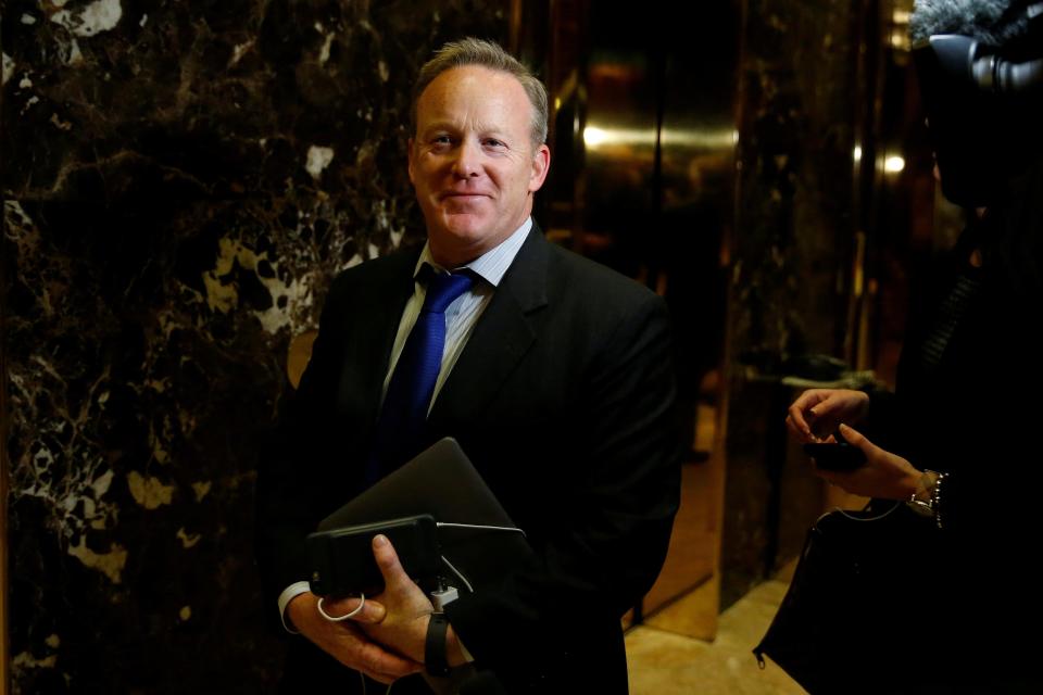  Sean Spicer will be Donald Trump's press secretary in 2017