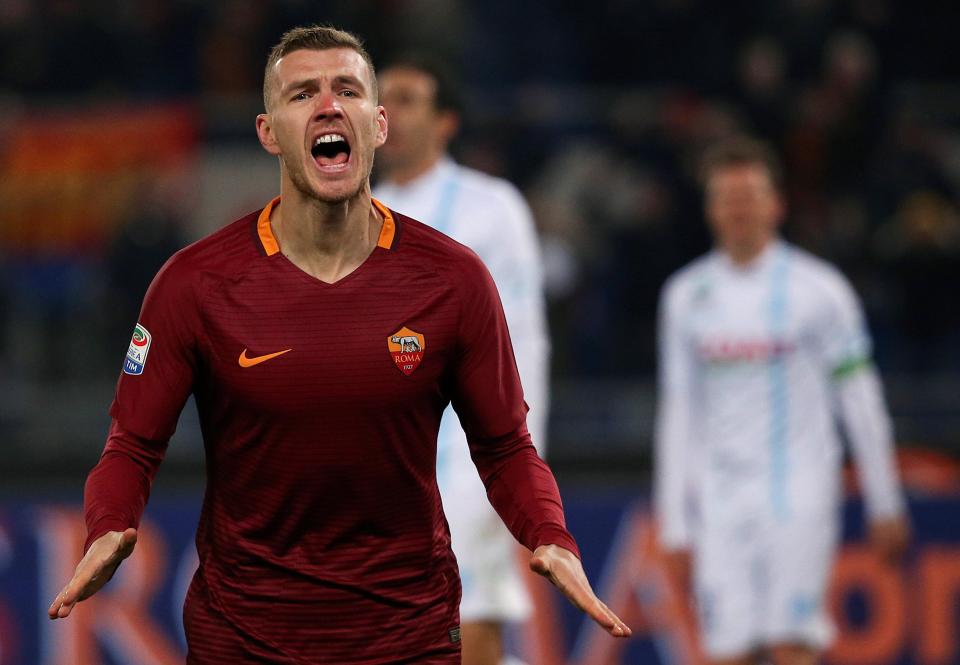 Edin Dzeko has taken more shots than any other player in Europe this season