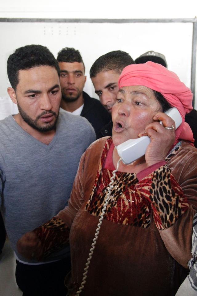  Amri's mother Nour-Houda reacted as she heard news of her son's death over the phone in Tunisia