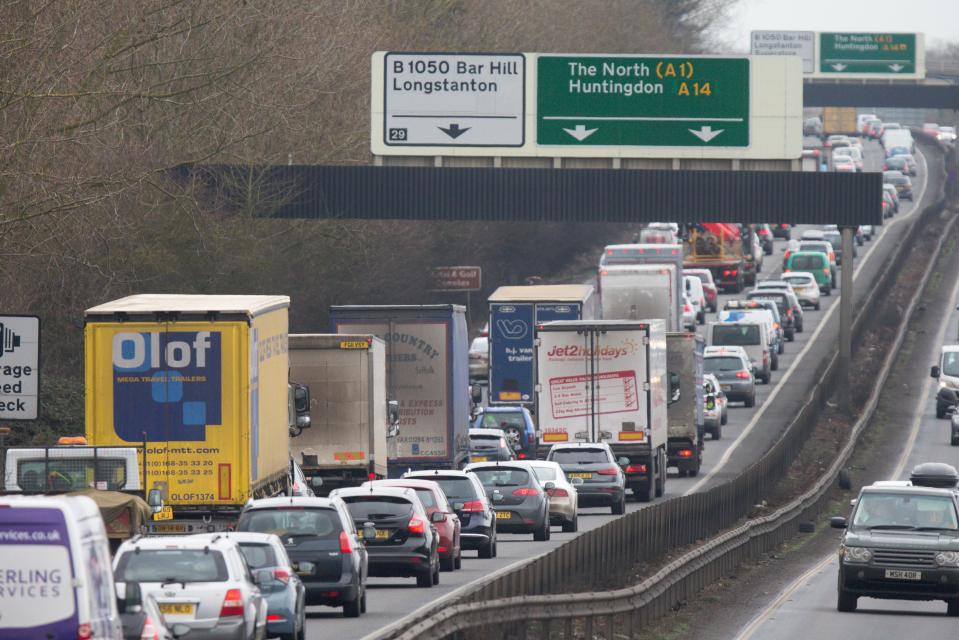  Jam . . . A14 near Cambridge