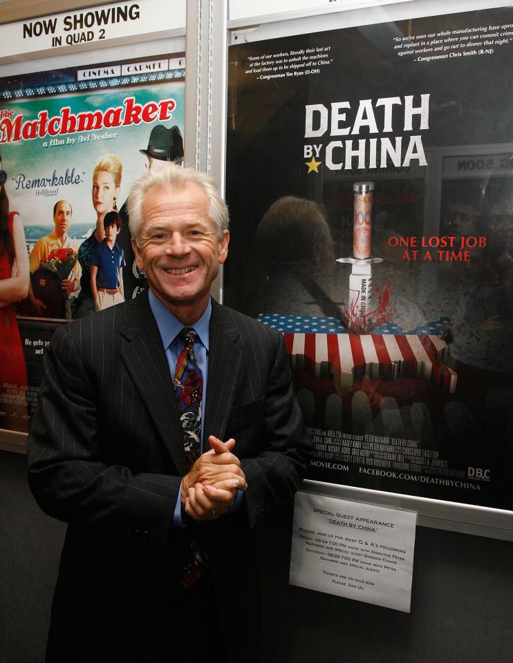  University professor Peter Navarro, pictured, has been critical of China's economic policy