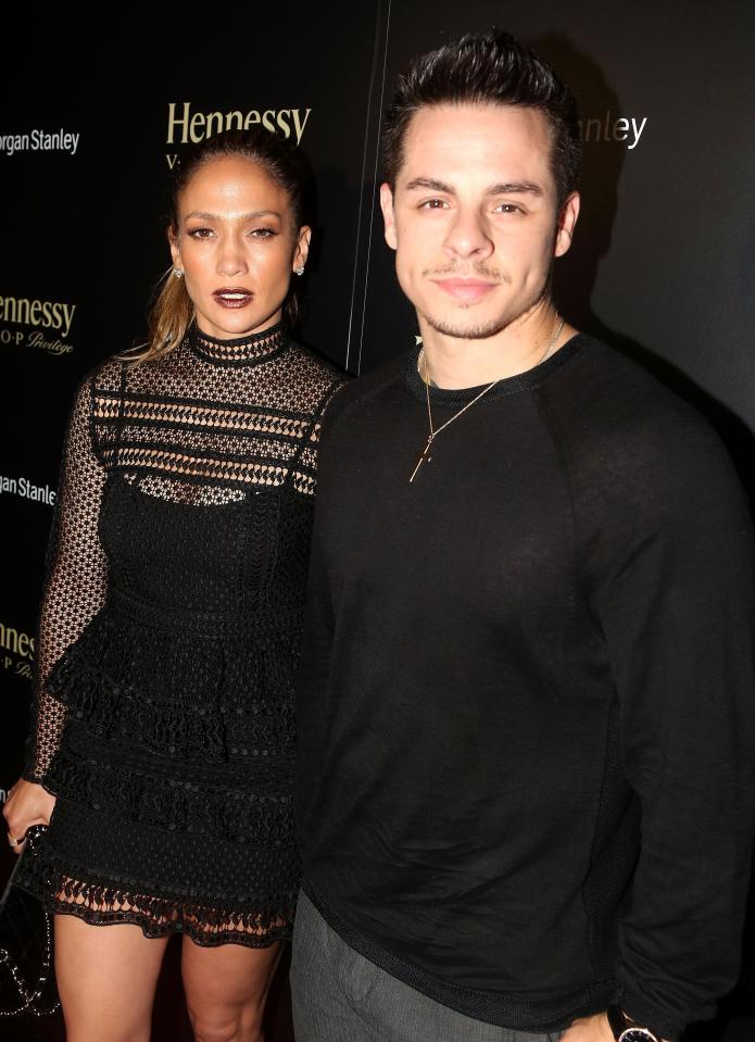  J-Lo with ex Caspar Smart