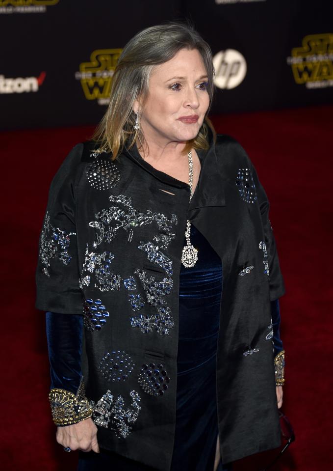  Carrie Fisher died aged 60