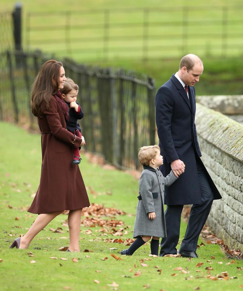  It marks the first time the family have spent Christmas with the Middletons since George and Charlotte were born