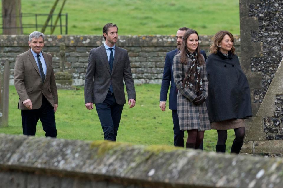  It is the first time Kate and Wills have spent Christmas with the Middletons since George and Charlotte were born