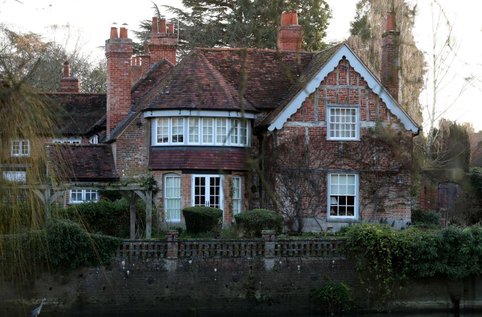  The star was found by his partner in bed on Christmas Day at his home in Goring-on-Thames, Oxfordshire