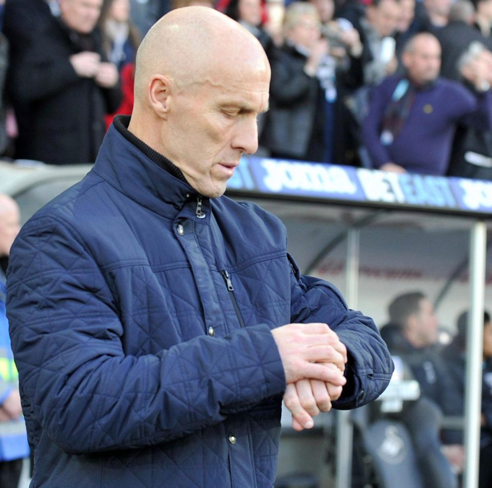  Bob Bradley's time is up as Swansea manager after he was sacked on Tuesday