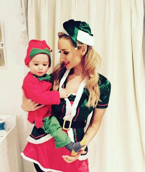  Coronation Street star Catherine Tyldesley shared a playful snap with fans on Instagram after her Christmas festivities