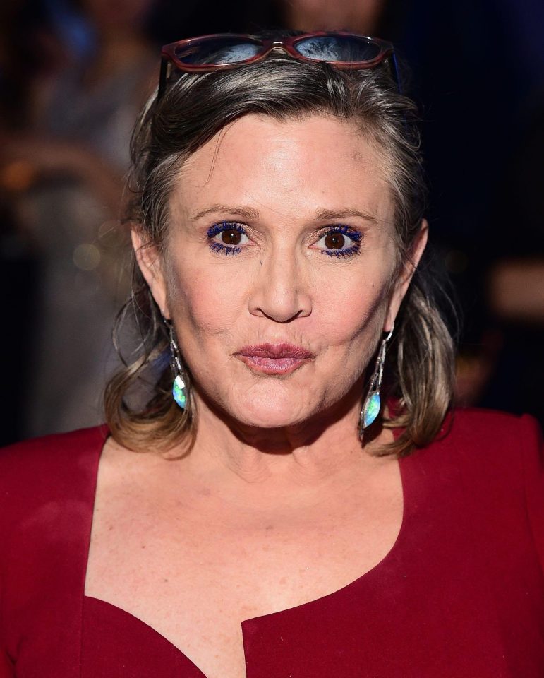  Carrie Fisher was an American actress famed for Star Wars