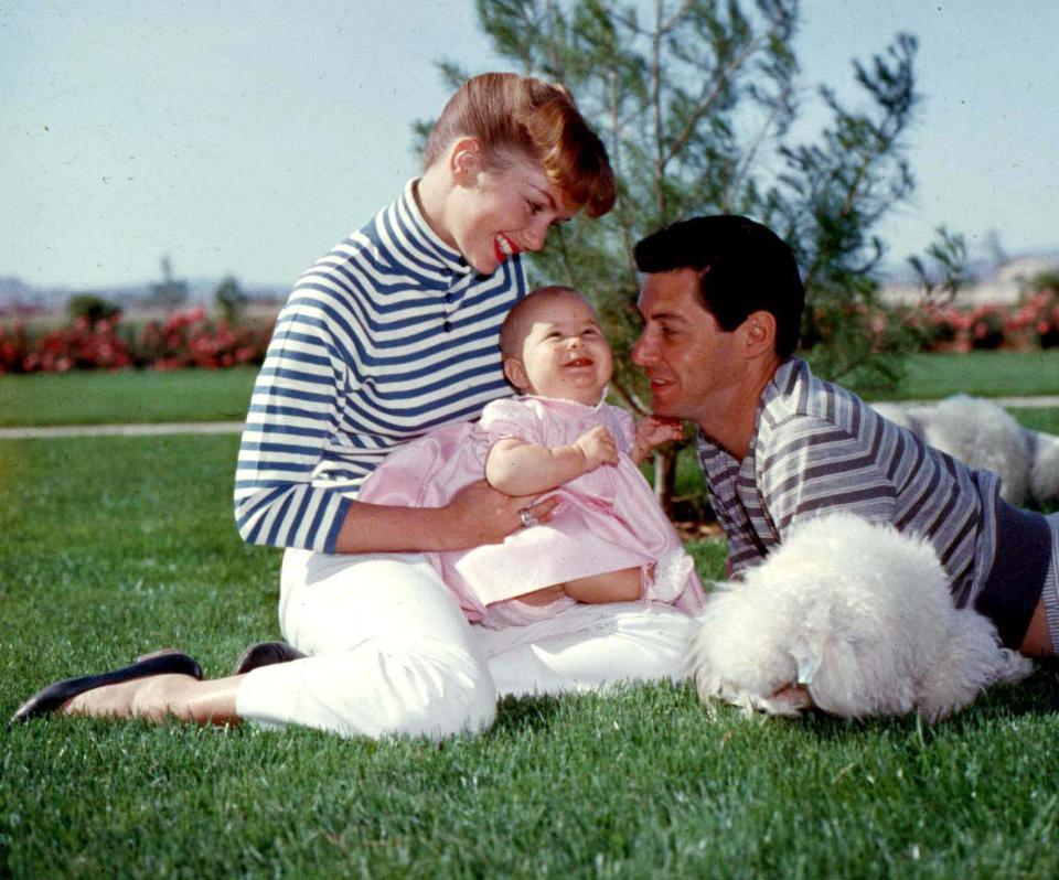  Her movie star mother Debbie Reynolds and father Eddie Fisher were the Brangelina of the Fifties