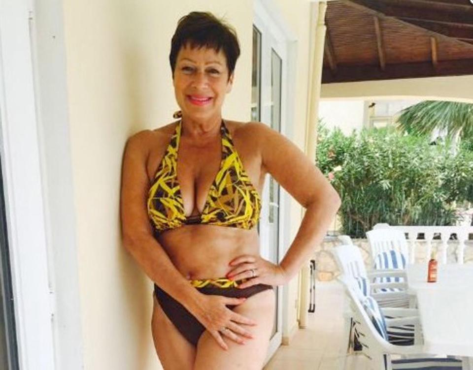  Denise Welch is aiming for a six pack in 2017