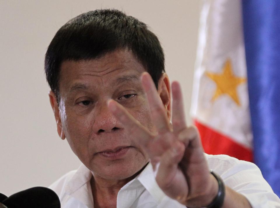 Philippine president Rodrigo Duterte plays hardball