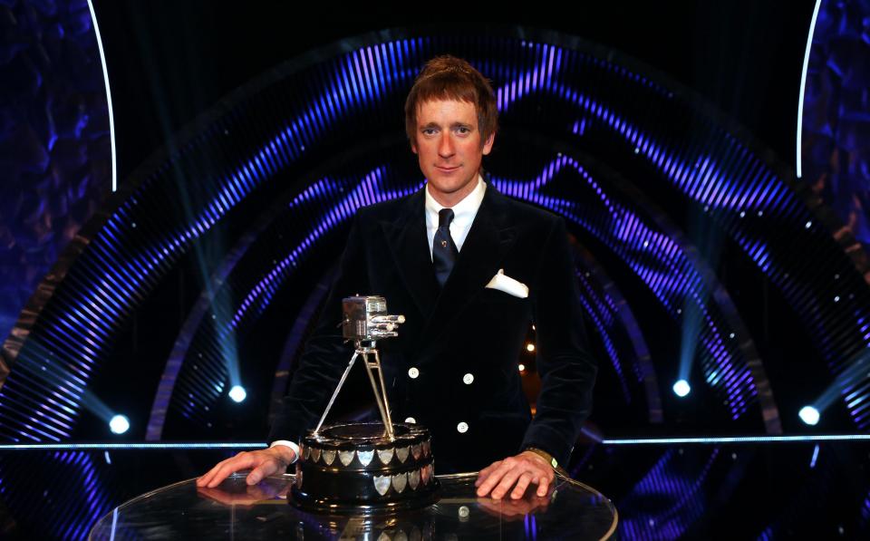  Wiggins won the Sport's Personality of the Year award in 2012