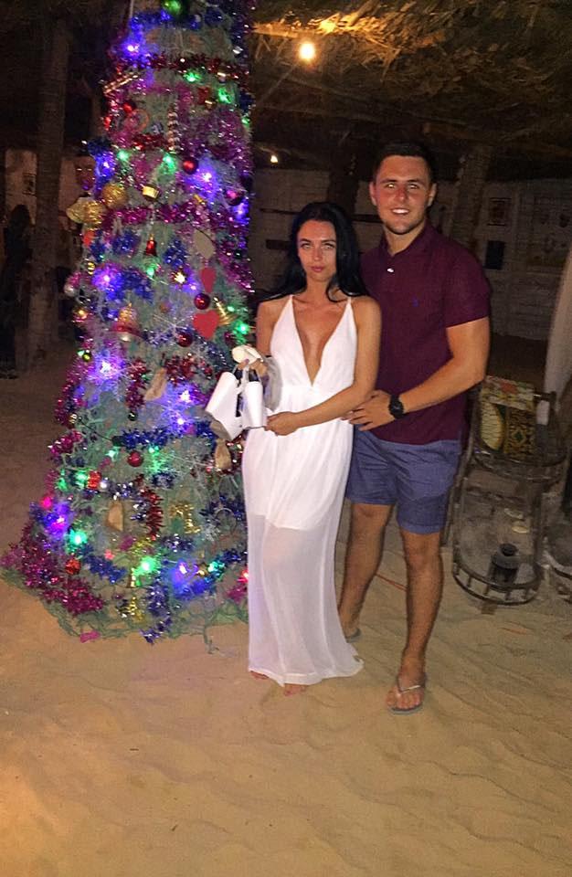  The pair are unable to travel home and celebrate their engagement because of a Saharan dust cloud