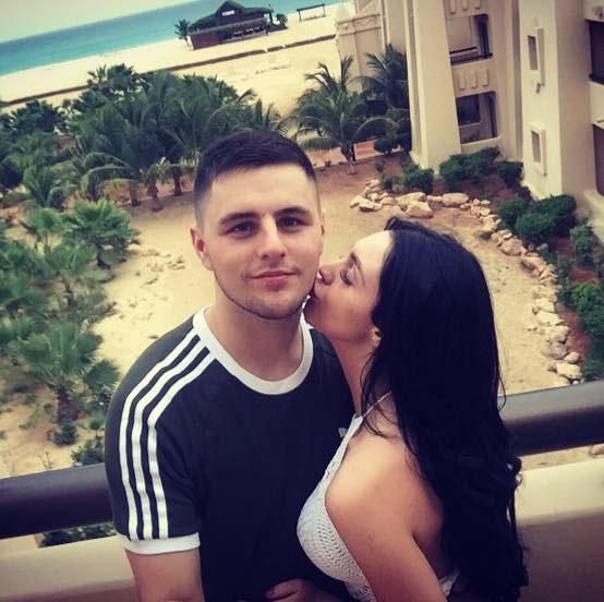  Recently engaged Nathan Stacey and Danielle Gibson are among those trapped on the tropical island