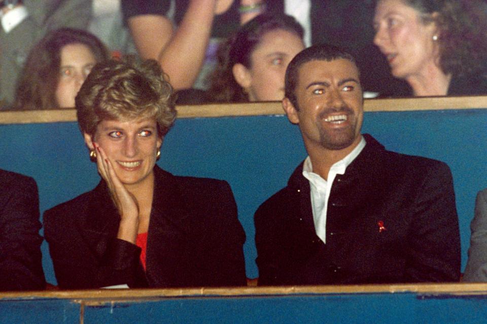  It's been revealed that Princess Diana "adored" the late singer George Michael