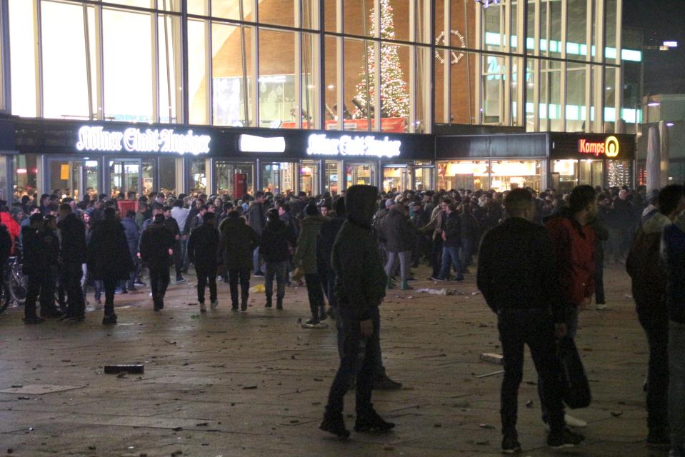  Order broke down as rapists and gropers ran riot in Cologne on New Year's Eve last year