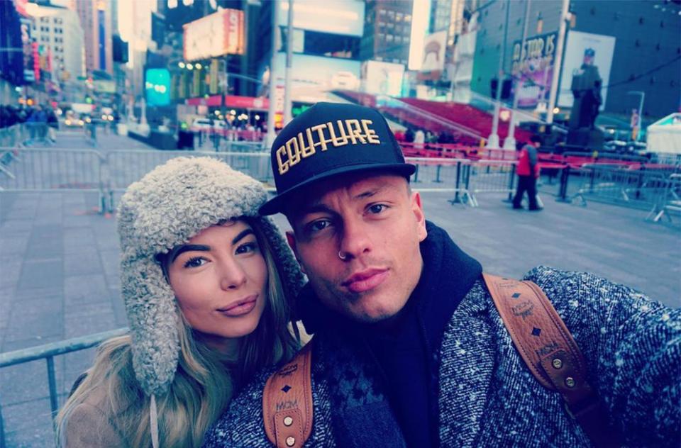  The lovebirds are currently enjoying a New Year trip to New York