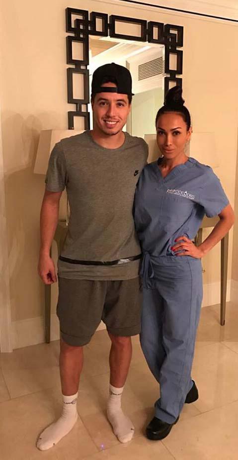 Samir Nasri and Jamila