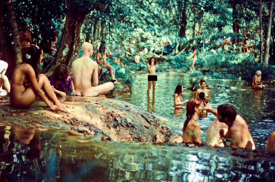 The Rainbow People strip off and gather in forests, lakes and beaches to appreciate the wilderness