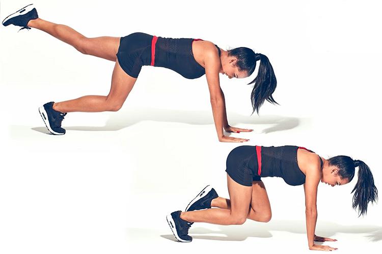  These dynamic planks work all five key body areas