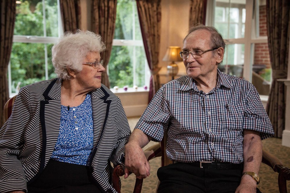 I DO AT 92: Georgina (left), 94, is marrying Ray (right), 86, and there’s no denying they’re great together