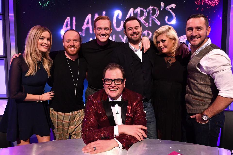 Alan Carr's New Year Spectacular: Alan Carr (centre) had better stock up his drinks trolley with this lot