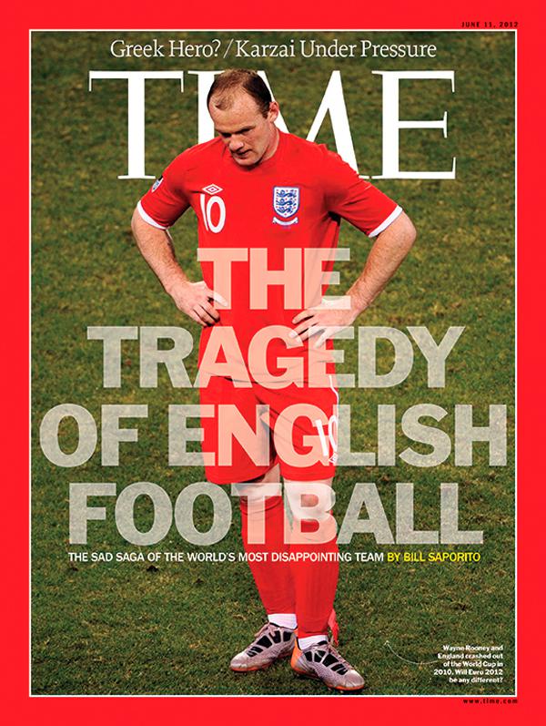  Wayne Rooney adorned the front cover after England's shambolic 2010 World Cup performance