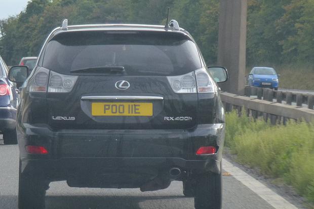  Smelly... We hope the owner of this Lexus isn't easily embarrassed.