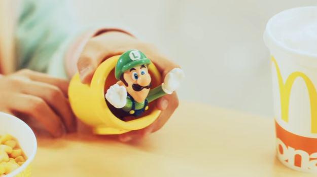  Mario's brother Luigi has also been made into a toy, although he's not in quite as compromising a position