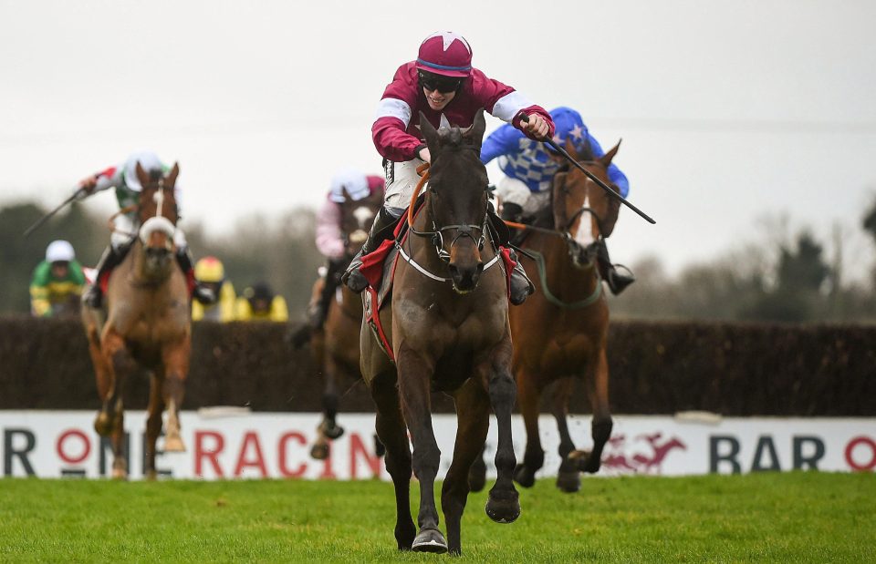 Ball D'Arc and Jack Kennedy win the Dan Memorial Handicap Chase for Gordon Elliott and Gigginstown