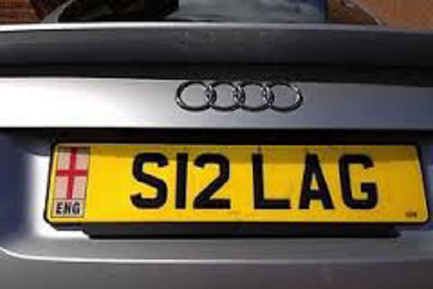  Blunt... We can only assume, and hope, this offensive number plate isn't an honest reflection of its owner