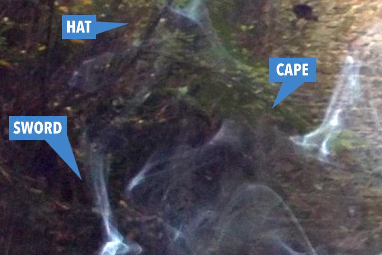  UFO expert John Mooner insists his photo shows the ghost of Robin Hood