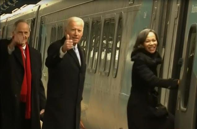  Meanwhile Ex-Vice President Joe Biden opted for a low-key exit from office