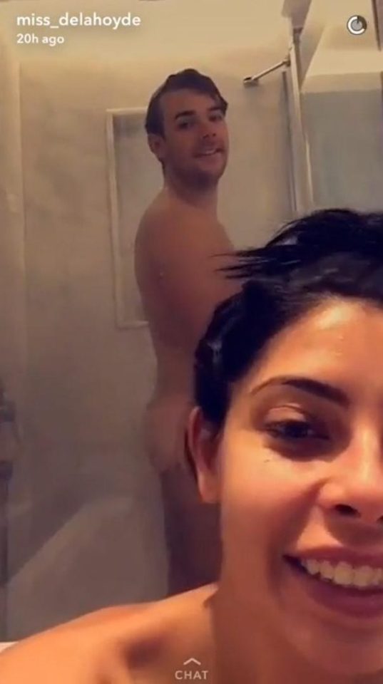 Cara De La Hoyde shared a steamy video of her boyfriend Nathan Massey in the shower