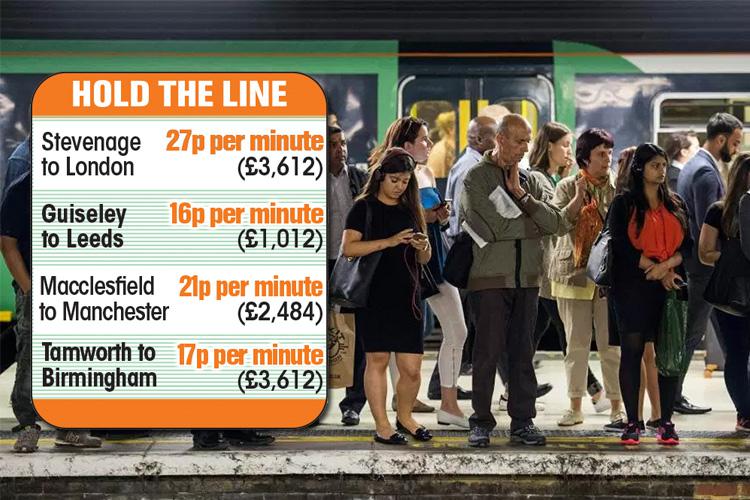  Up and up . . . commuters hit by rise in fare prices