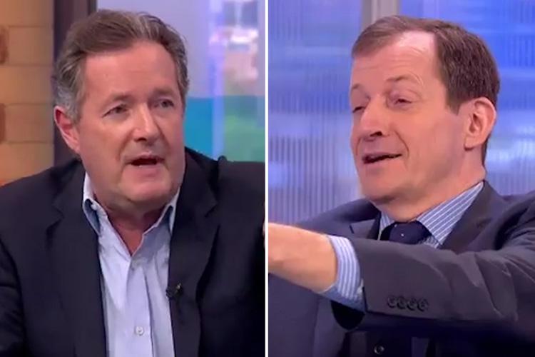  Arch rivals Piers Morgan and Alastair Campbell clashed on today's Peston on Sunday show