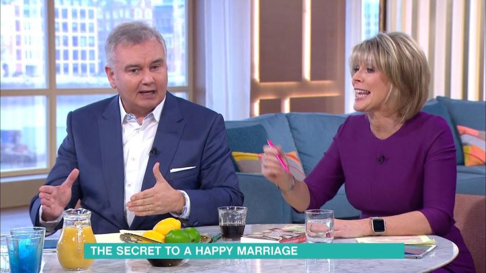  Eamonn Holmes disagreed with therapists on This Morning over what makes a marriage work